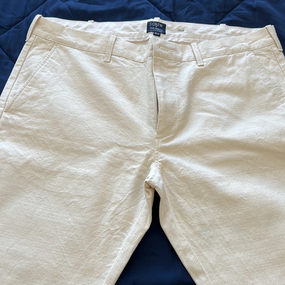 J. Crew | The Driggs | size 35 x 32 | White | never worn | Like New - Picture 1 of 12